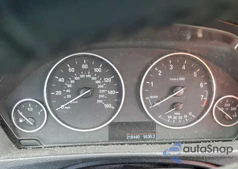 2015 BMW 328 I из США, поврежденный, VIN WBA3A5G50FNS87616